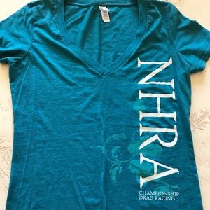 NHRA women’s v-neck NWOT